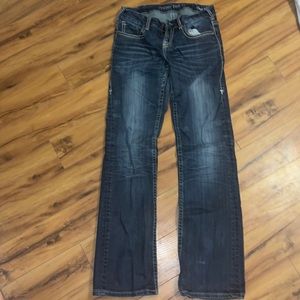 Cowgirl Tuff Co. bootcut pants 27 x 35